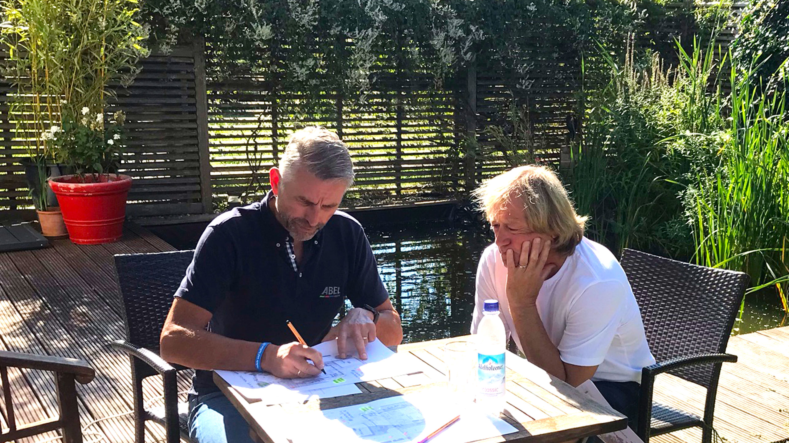 Entwurfstisch Planung